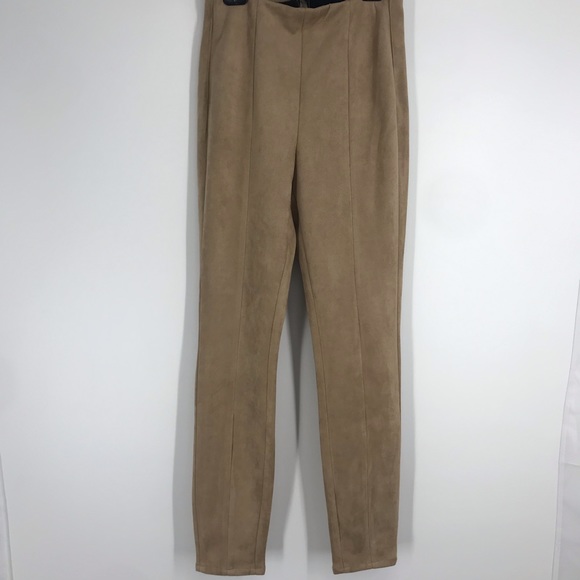 NWT BlankNYC faux suede tan pants leggings size26 - Picture 9 of 9